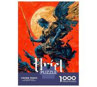 Rompecabezas De 1000 Piezas para Adolescentes Uriel The Archangel Rompecabezas para Adultos Juego Práctico Decoración del Hogar Cumpleaños Y Navidad 52x38cm/1000pcs