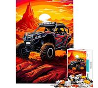 Rompecabezas de 1000 Piezas para Adolescentes UTV ATV Todoterreno Actividades Divertidas para Hacer en casa Juegos educativos y entretenidos Aptos para Mayores de 14 años (38x26cm)