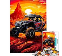 Rompecabezas de 1000 Piezas para Adolescentes UTV ATV Todoterreno Un Reto para completar Que Mejora la Memoria Juego práctico para Mayores de 14 años (38x52cm)