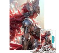 Rompecabezas de 1000 Piezas para Adolescentes Valkiria Ángel Guerrero Desafío Educativo Decoración de Pared Juegos Relajantes para Mayores de 14 años (50x75cm)