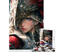 Rompecabezas de 1000 Piezas para Adolescentes Valkyrie Angel of War Juguetes antiestrés Grandes Regalos y Juguetes Juego de ingenio Entrena tu Cerebro y Tus Manos tamaño 50x75cm