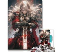 Rompecabezas de 1000 Piezas para Adolescentes Valkyrie Blade: análisis y lógica, Juego de ingenio para Mayores de 14 años, 50x75cm