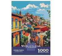 Rompecabezas De 1000 Piezas para Adolescentes Valparaiso, Chile Cityscape Rompecabezas para Adultos Juego Práctico Difícil Regalos De Cumpleaños Y Únicos 70x50cm/1000pcs