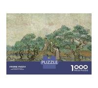 Rompecabezas De 1000 Piezas para Adolescentes Van Gogh The Olive Orchard Rompecabezas para Adultos Juego Práctico Regalos para Mujeres Regalos para Amigos Y Familiares 52x38cm/1000pcs