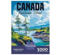 Rompecabezas De 1000 Piezas para Adolescentes Vancouver Island Canada Rompecabezas Juegos Relajantes para La Diversión Familiar Cumpleaños Y Navidad 52x38cm/1000pcs