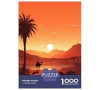 Rompecabezas De 1000 Piezas para Adolescentes Vast Desert at Sunset Rompecabezas Juguetes DIY Pero Divertidos Y Humorísticos Cumpleaños Y Navidad 38x26cm/1000pcs