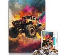 Rompecabezas de 1000 Piezas para Adolescentes vehículos Todoterreno Rompecabezas de 1000 Piezas Interesante interacción Entre Padres e Hijos 75x50cm