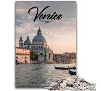Rompecabezas de 1000 Piezas para Adolescentes, Venecia: un Juego desafiante y Familiar, decoración de Pared, cumpleaños y Navidad (tamaño 50x75cm)