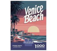 Rompecabezas De 1000 Piezas para Adolescentes Venice Beach Sunset Rompecabezas para Adultos Juego Práctico Pero Divertido Y Humorístico Regalos para Reducir El Estrés 70x50cm/1000pcs