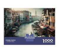 Rompecabezas De 1000 Piezas para Adolescentes Venice Canal Gondola Ride Rompecabezas para Adultos Juegos Familiares Difícil Difícil Cumpleaños Y Navidad 38x26cm/1000pcs