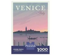 Rompecabezas De 1000 Piezas para Adolescentes Venice, Italy Travel Rompecabezas para Adultos Juego De Ingenio Ensamblaje De Patrones Desafiante De Completar 70x50cm/1000pcs