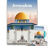 Rompecabezas de 1000 Piezas para Adolescentes: Viaje a Jerusalén, Toda la Familia, 26x38cm