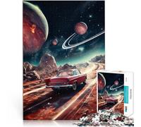 Rompecabezas de 1000 Piezas para Adolescentes Viaje Nocturno cósmico Rompecabezas Cada Pieza es única: un desafiante y Divertido Juego Familiar 75x50cm