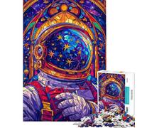 Rompecabezas de 1000 Piezas para Adolescentes Viajero Cósmico Juguetes DIY para Adolescentes Vacaciones en casa Tiempo Libre Interacción Entre Padres e Hijos (tamaño 38x26cm)