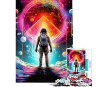Rompecabezas de 1000 Piezas para Adolescentes Viajero del Tiempo Espacial Rompecabezas para Adolescentes Juego Familiar decoración de Pared difícil y desafiante (tamaño 38x26cm)