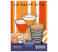 Rompecabezas De 1000 Piezas para Adolescentes Vibrant La Dolce Vita Rompecabezas para Adultos Juegos Relajantes Vacaciones En Casa Matar El Tiempo 38x26cm/1000pcs