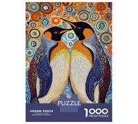 Rompecabezas De 1000 Piezas para Adolescentes Vibrant Penguin Duo Rompecabezas para Adultos Juego Práctico Pero Divertido Y Humorístico para Cumpleaños, Navidad 70x50cm/1000pcs