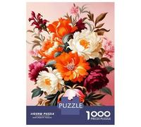 Rompecabezas De 1000 Piezas para Adolescentes Victorian Pink Floral Art Rompecabezas para Adultos Juguete Decoración De Pared Decoración Difícil Y Desafiante 52x38cm/1000pcs