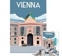 Rompecabezas de 1000 Piezas para Adolescentes Viena Austria Juego práctico y Divertido Juguetes Que fomentan la Paciencia Regalos artísticos y educativos Tamaño 38x52cm