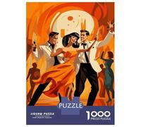 Rompecabezas De 1000 Piezas para Adolescentes Vintage Art Deco Poster Rompecabezas para Adultos Juegos Relajantes Alivia El Estrés Diversión En Casa Actividades, 52x38cm/1000pcs
