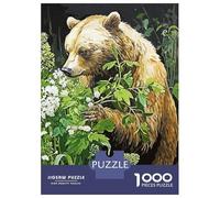 Rompecabezas De 1000 Piezas para Adolescentes Vintage Bear Rompecabezas Juegos Relajantes Decoración De Pared Regalos para Amigos Y Familiares 38x26cm/1000pcs
