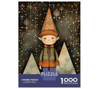 Rompecabezas De 1000 Piezas para Adolescentes Vintage Cute Elf Rompecabezas para Adultos Juguetes Antiestrés Decoración del Hogar Gran Regalo para Jugar 38x26cm/1000pcs