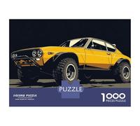 Rompecabezas De 1000 Piezas para Adolescentes Vintage Off-Road Adventure Car Rompecabezas para Adolescentes Juego Práctico para Mejorar La Memoria Regalos Y Cumpleaños Únicos 38x26cm/1000pcs