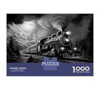 Rompecabezas De 1000 Piezas para Adolescentes Vintage Steam Train Wall Art Print Rompecabezas para Adultos Juguetes Antiestrés Difícil Difícil Desafiante De Completar 70x50cm/1000pcs