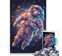Rompecabezas de 1000 Piezas para Adolescentes: Visión de Astronauta cósmico, Juego Imposible, desafío difícil, Regalos para Amigos y Familiares 38x26cm