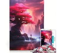 Rompecabezas de 1000 Piezas para Adolescentes Visión mágica Juego Imposible desafío difícil Regalos para Amigos y Familiares 38x52cm