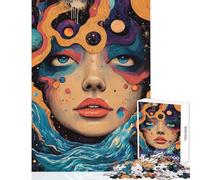 Rompecabezas de 1000 Piezas para Adolescentes Visiones Celestiales Juegos Familiares para Diversión en Familia Juguetes Antiestrés Que Mejoran el Amor Entre Parejas (50x75cm)