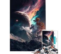 Rompecabezas de 1000 Piezas para Adolescentes Visiones Interestelares Juguetes Adictivos para Cultivar la Paciencia Juegos Relajantes Carrera de Velocidad de Manos Gran Regalo (Tamaño 38x52cm)