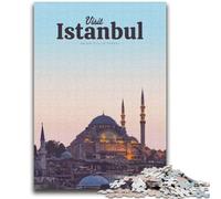 Rompecabezas de 1000 Piezas para Adolescentes: Visita Estambul Ejercita el Cerebro Juguetes adictivos para Cultivar la Paciencia Una Obra de Arte (38x52cm)