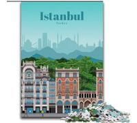 Rompecabezas de 1000 Piezas para Adolescentes: Visita Estambul, un desafío difícil y antiestrés, Regalo de Amigo Secreto para Mayores de 14 años 50x75cm