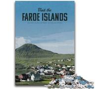 Rompecabezas de 1000 Piezas para Adolescentes: Visita Las Islas Feroe 1000 Piezas para Adolescentes, Educativo para Toda la Familia (26x38cm)