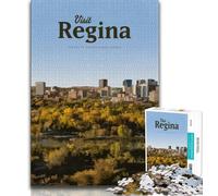 Rompecabezas de 1000 Piezas para Adolescentes Visita Regina, Juegos educativos, decoración del hogar, Regalo de cumpleaños, Arte Mural (38x26cm)