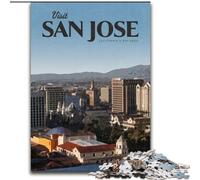 Rompecabezas de 1000 Piezas para Adolescentes Visita San José Juguete Juego Intelectual para decoración del hogar para Mayores de 14 años (50x75cm) 1000 Piezas