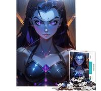Rompecabezas de 1000 Piezas para Adolescentes Viuda Negra Mística Juego de ingenio Juguete Intelectual excelente Regalo y Juguete Divertido y con Humor (tamaño 38x26cm)