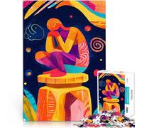 Rompecabezas de 1000 Piezas para Adolescentes Vívida visión fauvista de El Pensador Juego Familiar para y Buen Regalo 75x50cm