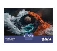 Rompecabezas De 1000 Piezas para Adolescentes Volcanic Island with Ocean Wave Rompecabezas Juegos Relajantes Análisis Y Lógica Reducción del Estrés Regalos 38x26cm/1000pcs