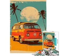 Rompecabezas de 1000 Piezas para Adolescentes Volkswagen Pop Art Juego de ingenio Juguete Educativo Juguete de Aprendizaje Gran Regalo para Juegos Decoración artística del hogar (Tamaño 38x26cm)