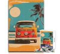 Rompecabezas de 1000 Piezas para Adolescentes, Volkswagen Tipo Transpot, Juguete, Juego Intelectual, Vacaciones en casa, Matar el Tiempo, Regalo de Amigo Secreto, tamaño 38x52cm