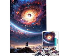 Rompecabezas de 1000 Piezas para Adolescentes Vórtice Cósmico Juego Educativo y desafiante Juguete práctico Reto difícil Regalo Divertido (Tamaño 38x26cm)