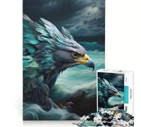 Rompecabezas de 1000 Piezas para Adolescentes Wave Rider Falcon Family Games Un Reto para completar Regalo Ideal para Amigos y Familiares 38x26cm