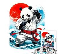 Rompecabezas de 1000 Piezas para Adolescentes Way of The Panda Juguetes de Bricolaje Regalos para Mujeres y Hombres Juego práctico colección de Artistas Bellas Artes tamaño 38x26cm