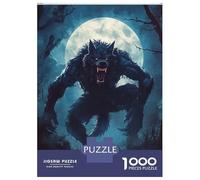 Rompecabezas De 1000 Piezas para Adolescentes Werewolf Under Full Moon Rompecabezas para Adultos Juego Familiar Decoración del Hogar Cumpleaños Y Navidad 38x26cm/1000pcs