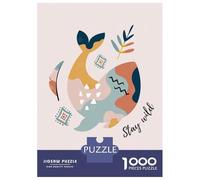 Rompecabezas De 1000 Piezas para Adolescentes Whale Abstract Art Print Rompecabezas para Adultos Juegos Relajantes Corte De Precisión Cumpleaños 70x50cm/1000pcs