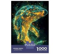 Rompecabezas De 1000 Piezas para Adolescentes Whale in Space Rompecabezas para Adultos Juguetes Antiestrés Decoración del Hogar Gran Regalo para Jugar 38x26cm/1000pcs