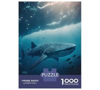 Rompecabezas De 1000 Piezas para Adolescentes Whale Sharks Rompecabezas para Adultos Juegos De Relajación Desafío Difícil Desafío Educativo 70x50cm/1000pcs