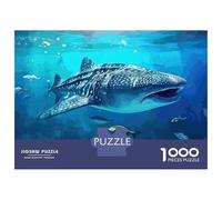 Rompecabezas De 1000 Piezas para Adolescentes Whale Sharks Rompecabezas para Adultos Juguetes Antiestrés Difícil Difícil Desafiante De Completar 70x50cm/1000pcs
